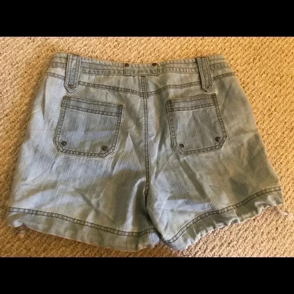 𝅺Ruff Hewn pull strings jean shorts size 8 - Picture 6 of 13